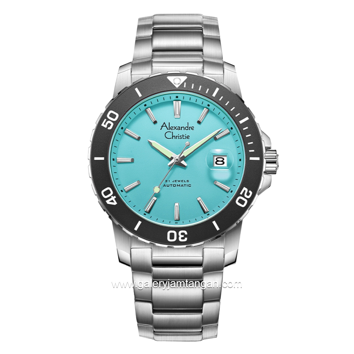 ALEXANDRE CHRISTIE AC 6141 MA Men Silver Dial Blue Automatic Stainless Steel
