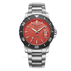 ALEXANDRE CHRISTIE AC 6141 MA Men Silver Dial Red Automatic Stainless Steel