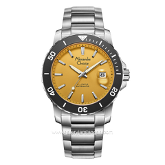 ALEXANDRE CHRISTIE AC 6141 MA Men Silver Dial Yellow Automatic Stainless Steel