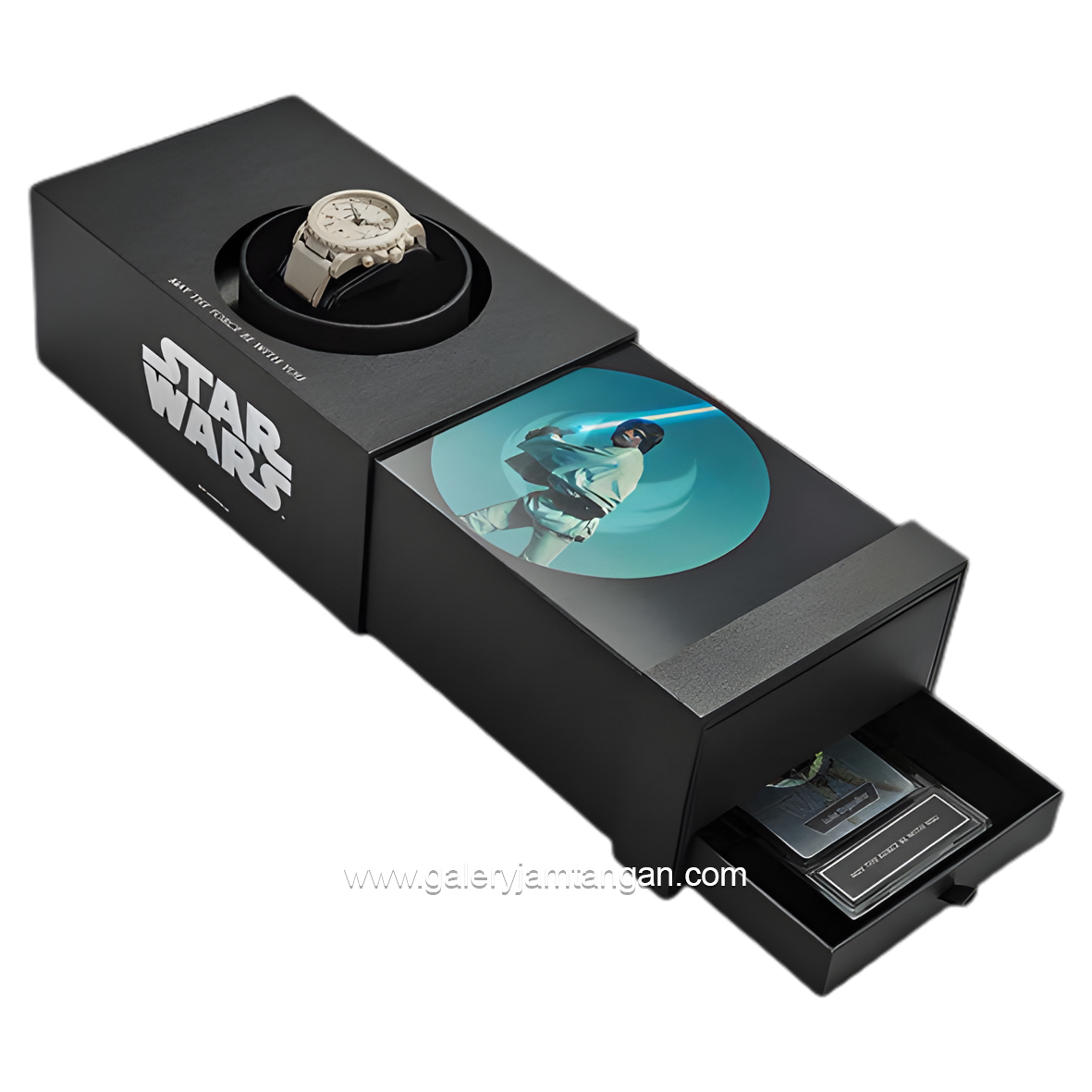 Alexandre Christie AC 6141 MC Star Wars Luke Skywalker Limited Edition Cream Rubber Strap