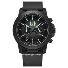 Alexandre Christie AC 6141 MC Star Wars Luke Skywalker Limited Edition Black Rubber Strap