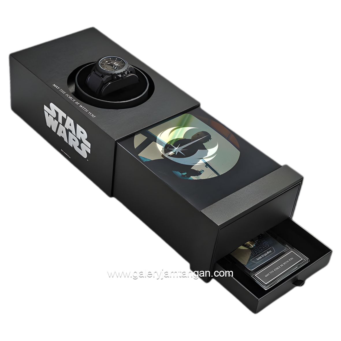 Alexandre Christie AC 6141 MC Star Wars Luke Skywalker Limited Edition Black Rubber Strap