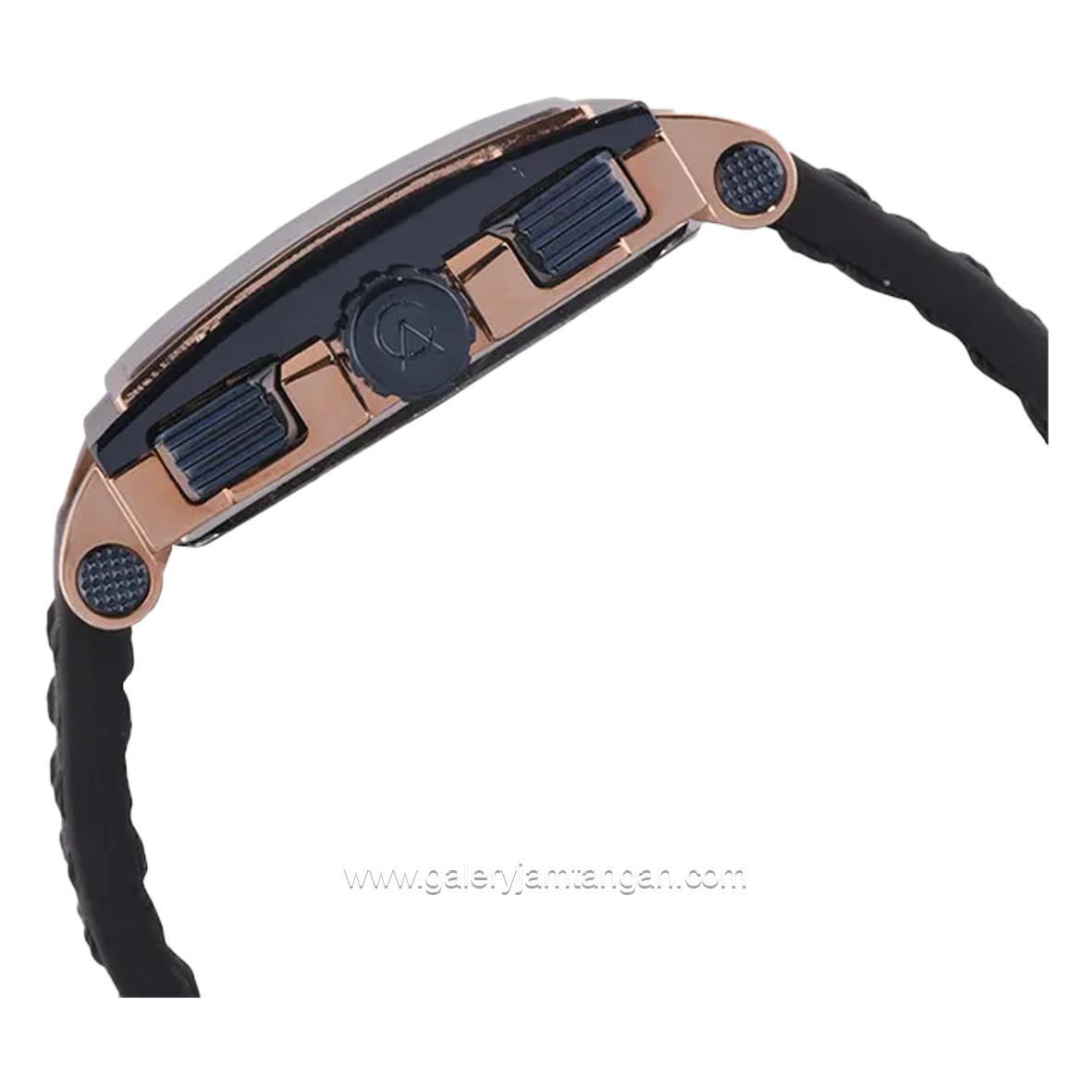 Alexandre Christie AC 6182 GC Chronograph Black Dial Blue Leather Strap