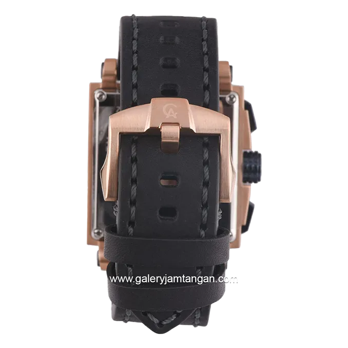 Alexandre Christie AC 6182 GC Chronograph Black Dial Blue Leather Strap