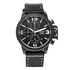 Alexandre Christie AC 6280 GC Chronograph Black Leather Strap