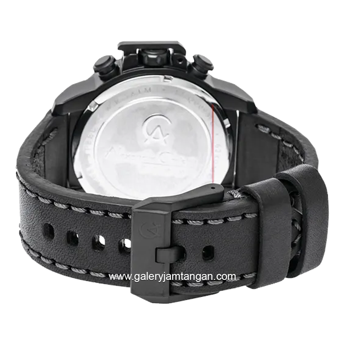 Alexandre Christie AC 6280 GC Chronograph Black Leather Strap