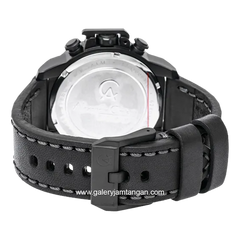 Alexandre Christie AC 6280 GC Chronograph Black Leather Strap