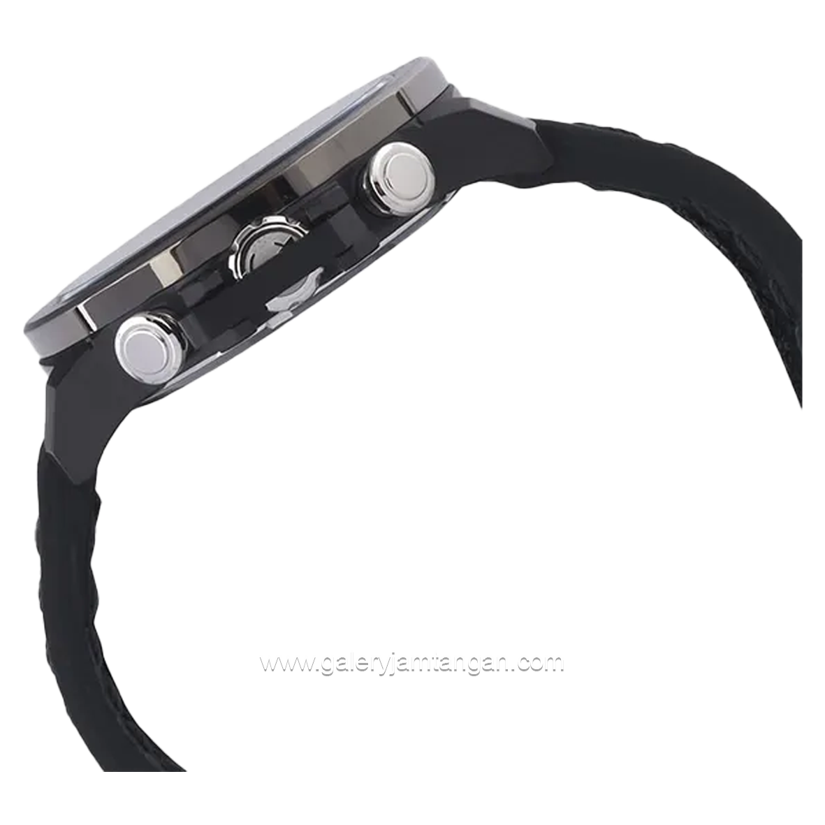 Alexandre Christie AC 6280 GC Chronograph Black Hour Marker Yellow Leather Strap