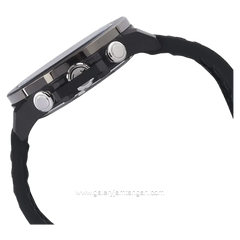 Alexandre Christie AC 6280 GC Chronograph Black Hour Marker Yellow Leather Strap