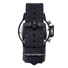 Alexandre Christie AC 6280 GC Chronograph Black Hour Marker Yellow Leather Strap