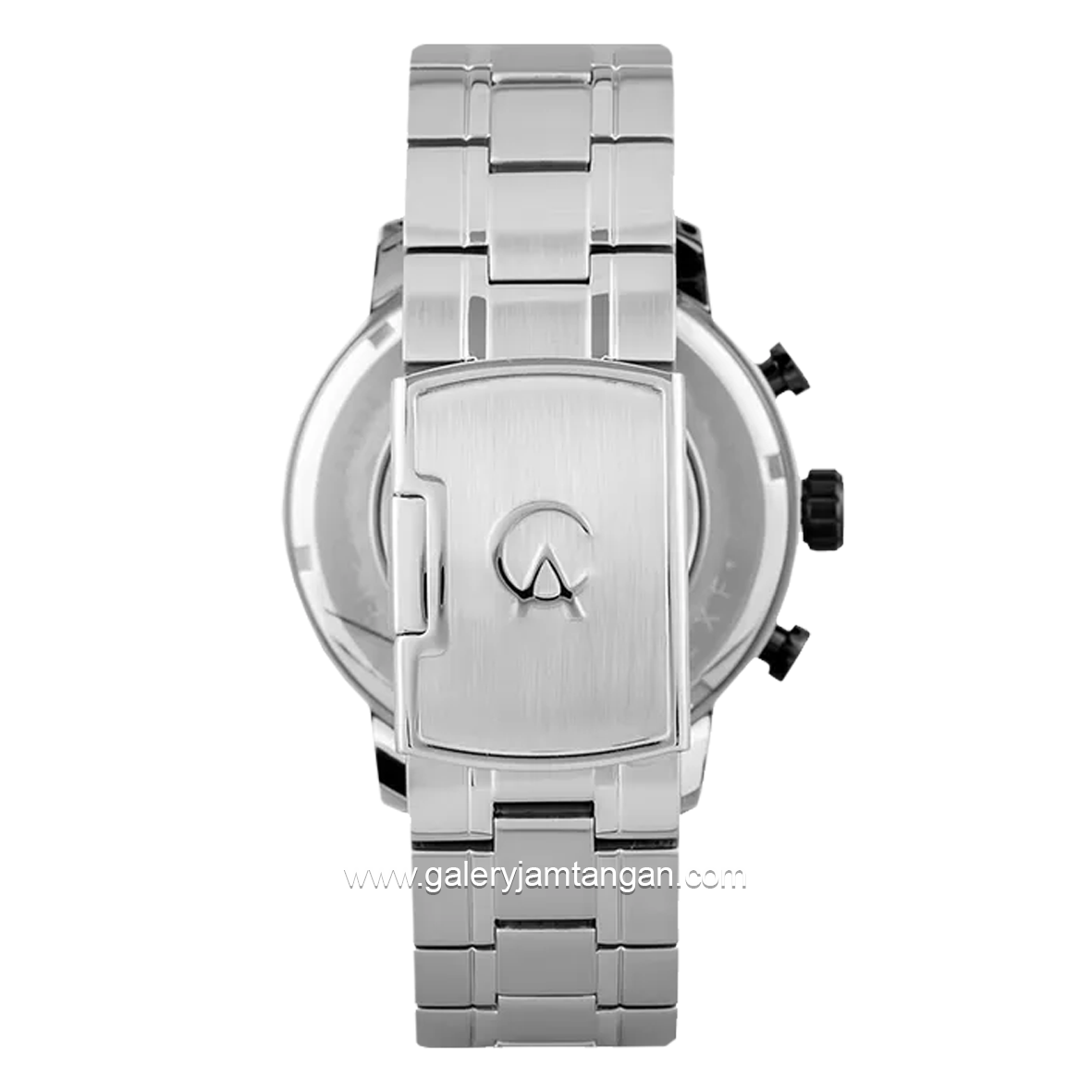Alexandre Christie AC 6323 MC Silver Black Dial White Chronograph Stainless Steel