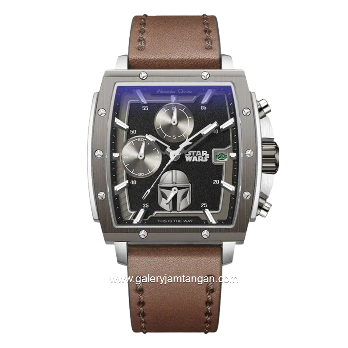 Alexandre Christie X Star Wars AC 6376 MC LMD-1 The Mandalorian Men Chronograph Limited Edition