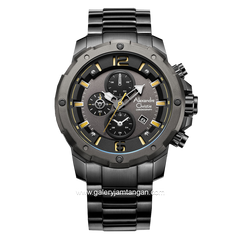 Alexandre Christie AC 6410 MC Black Ring Grey Chronograph Stainless Steel