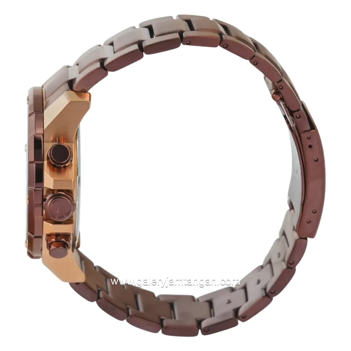 Alexandre Christie AC 6410 MCBROBO Brown Rosegold Chronograph Stainless Steel
