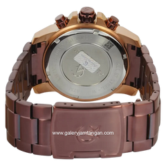 Alexandre Christie AC 6410 MCBROBO Brown Rosegold Chronograph Stainless Steel