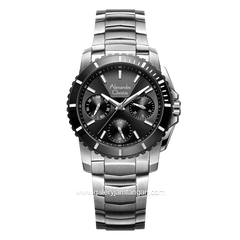 Alexandre Christie AC 6455 BF Silver Chronograph Stainless Steel Strap