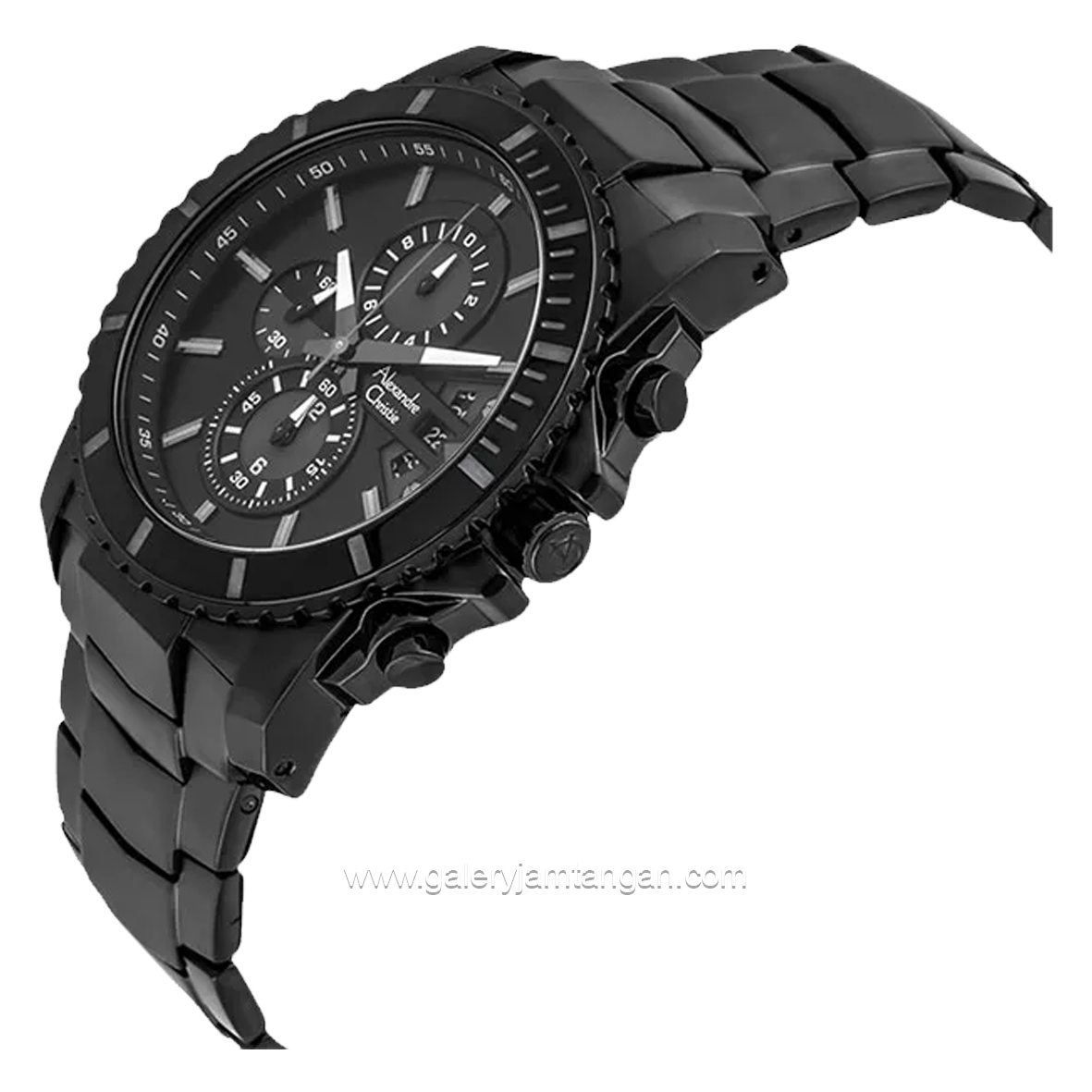 Alexandre Christie AC 6455 MC Black Chronograph Stainless Steel