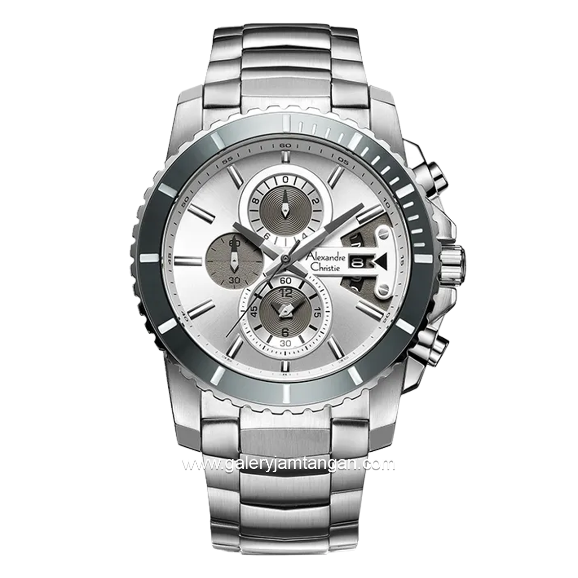 Alexandre Christie AC 6455 MC Silver Stainless Steel