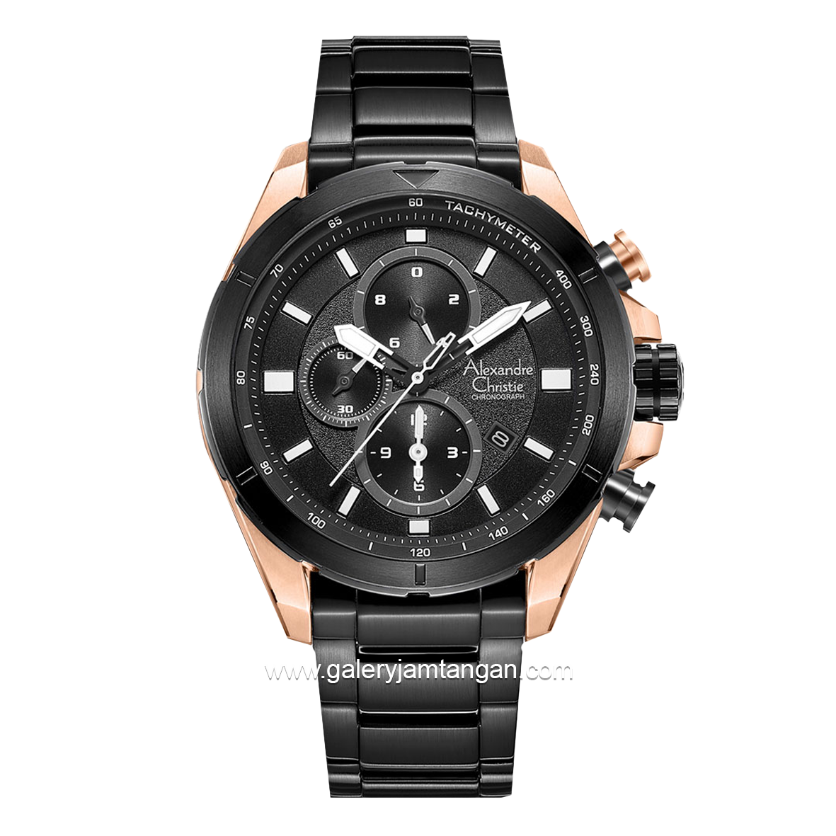Alexandre AC 6508 MC Black Rosegold Stainless Steel