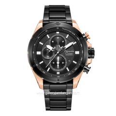 Alexandre AC 6508 MC Black Rosegold Stainless Steel