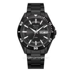 Alexandre Christie AC 6512 ME Black Stainless Steel