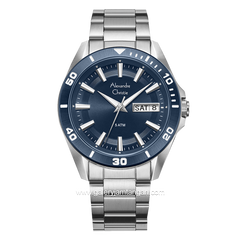 Alexandre Christie AC 6512 ME Silver Dial Blue Stainless Steel