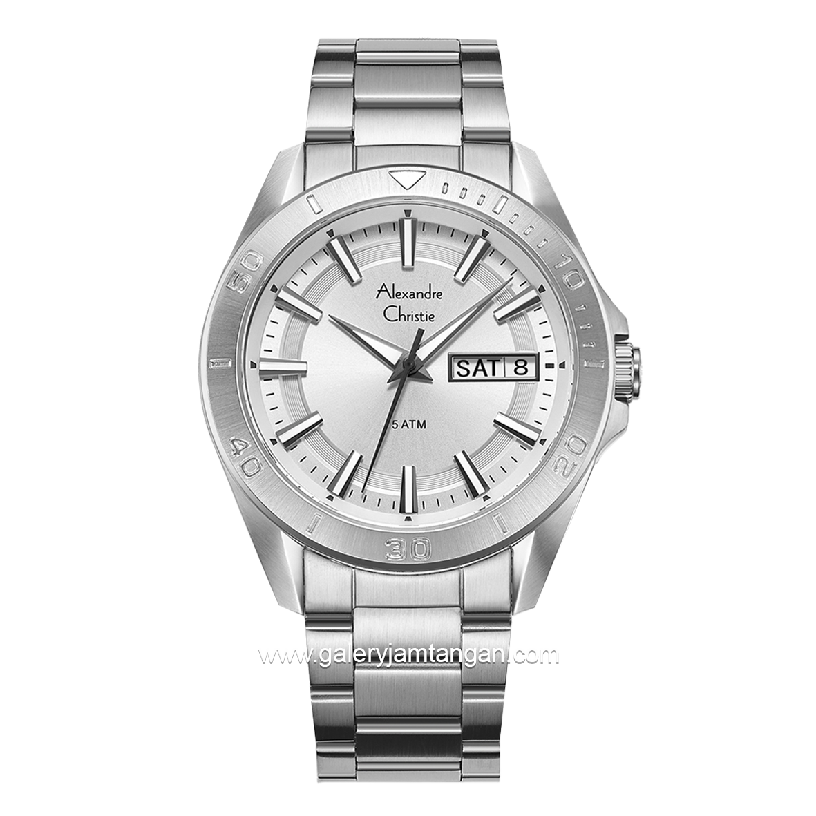 Alexandre Christie AC 6512 ME Silver Stainless Steel