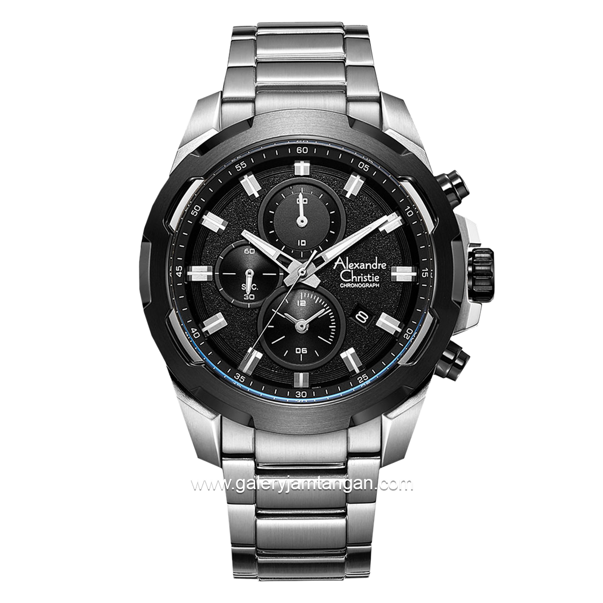 Alexandre Christie AC 6523 MC Silver Chronograph Stainless Steel Strap
