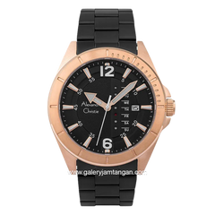 Alexandre Christie AC 6535 MEBBRBA  Black Rosegold Stainless Steel