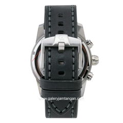 Alexandre Christie AC 6562 MC Black Silver Leather Strap