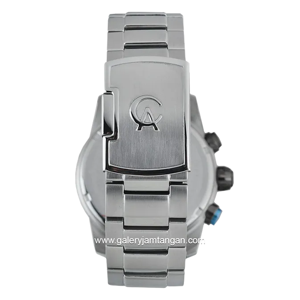 Alexandre Christie AC 6562 MC Silver Hour Marker Blue Stainless Steel
