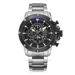 Alexandre Christie AC 6564 MC Silver Chronograph Stainless Steel Strap