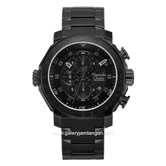 Alexandre Christie AC 6565 MC Full Black Chronograph Stainless Steel