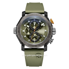 Alexandre Christie AC 6565 MC Army Chronograph Rubber Strap