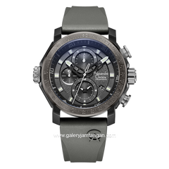 Alexandre Christie AC 6565 MC Grey Chronograph Rubber Strap