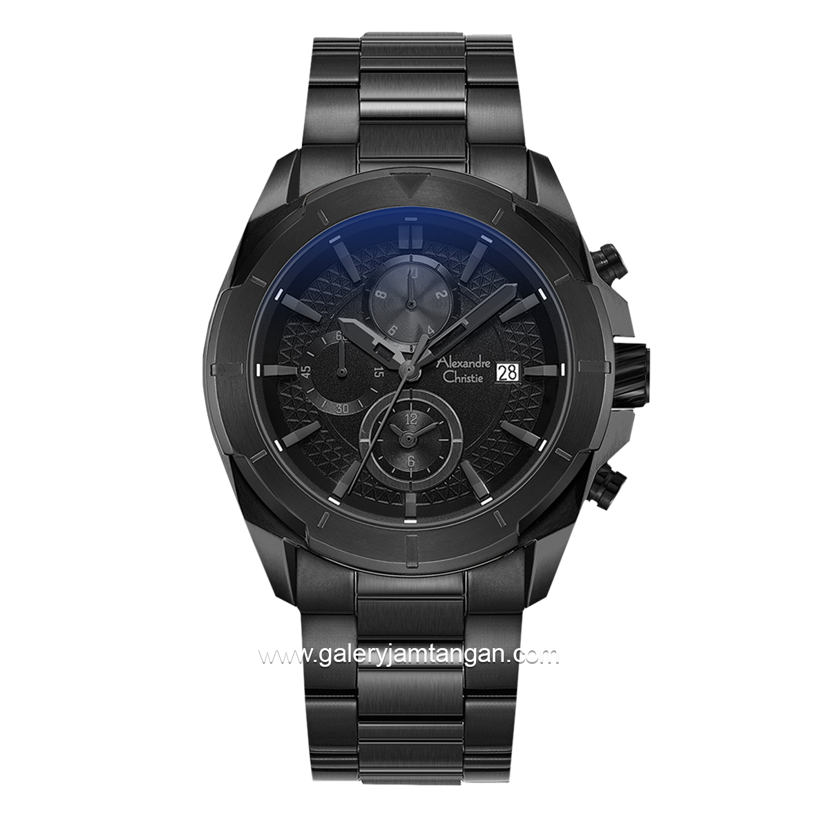 Alexandre Christie AC 6596 MC Black Chronograph Stainless Steel