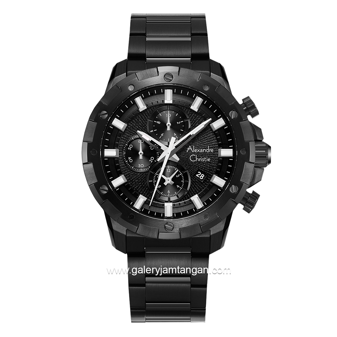Alexandre Christie AC 6602 MC Black Stainless Steel