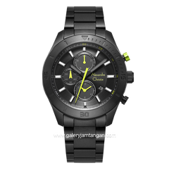 Alexandre Christie AC 6603 MC Black List Green Chronograph Stainless Steel