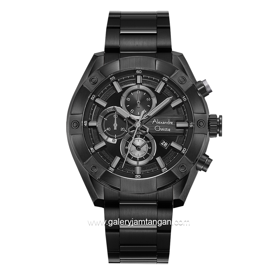 Alexandre Christie AC 6604 MC Black Stainless Steel