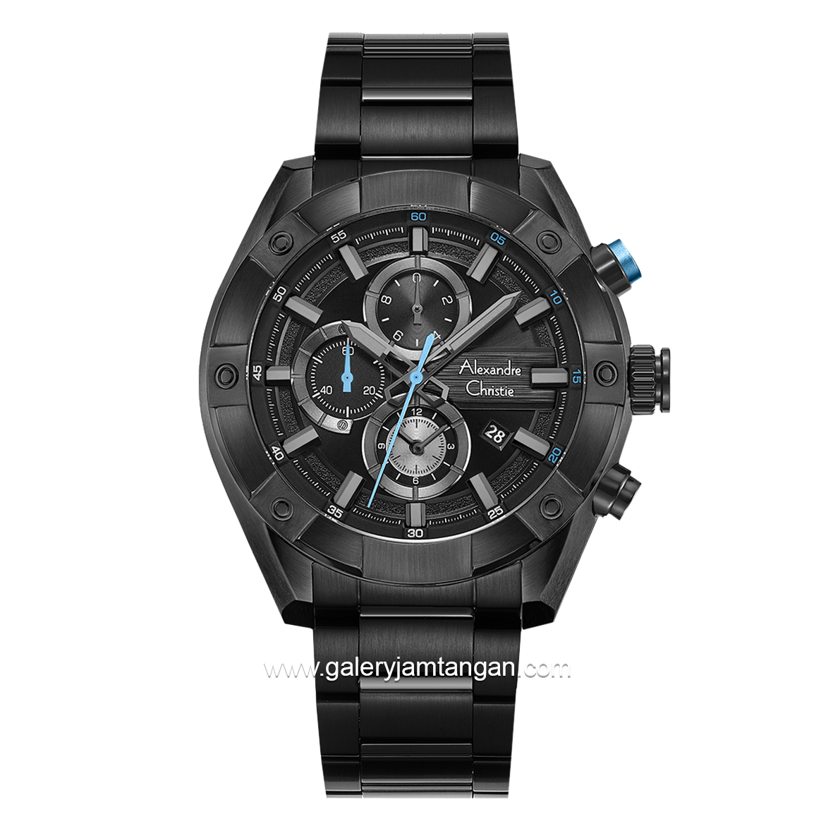 Alexandre Christie AC 6604 MC Black List Red Stainless Steel
