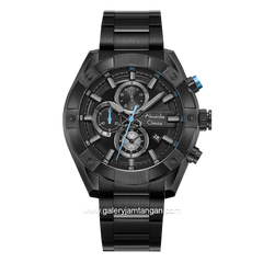 Alexandre Christie AC 6604 MC Black List Red Stainless Steel