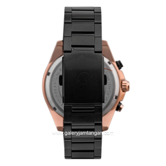Alexandre Christie AC 6605 MCBBRBA Black Rosegold Chronograph Stainless Steel