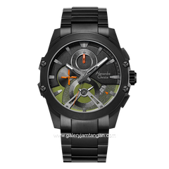 Alexandre Christie AC 6607 MC Black List Orange Stainless Steel