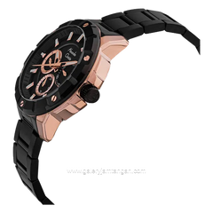 Alexandre Christie AC 6609 BF Black Rosegold Stainless Steel