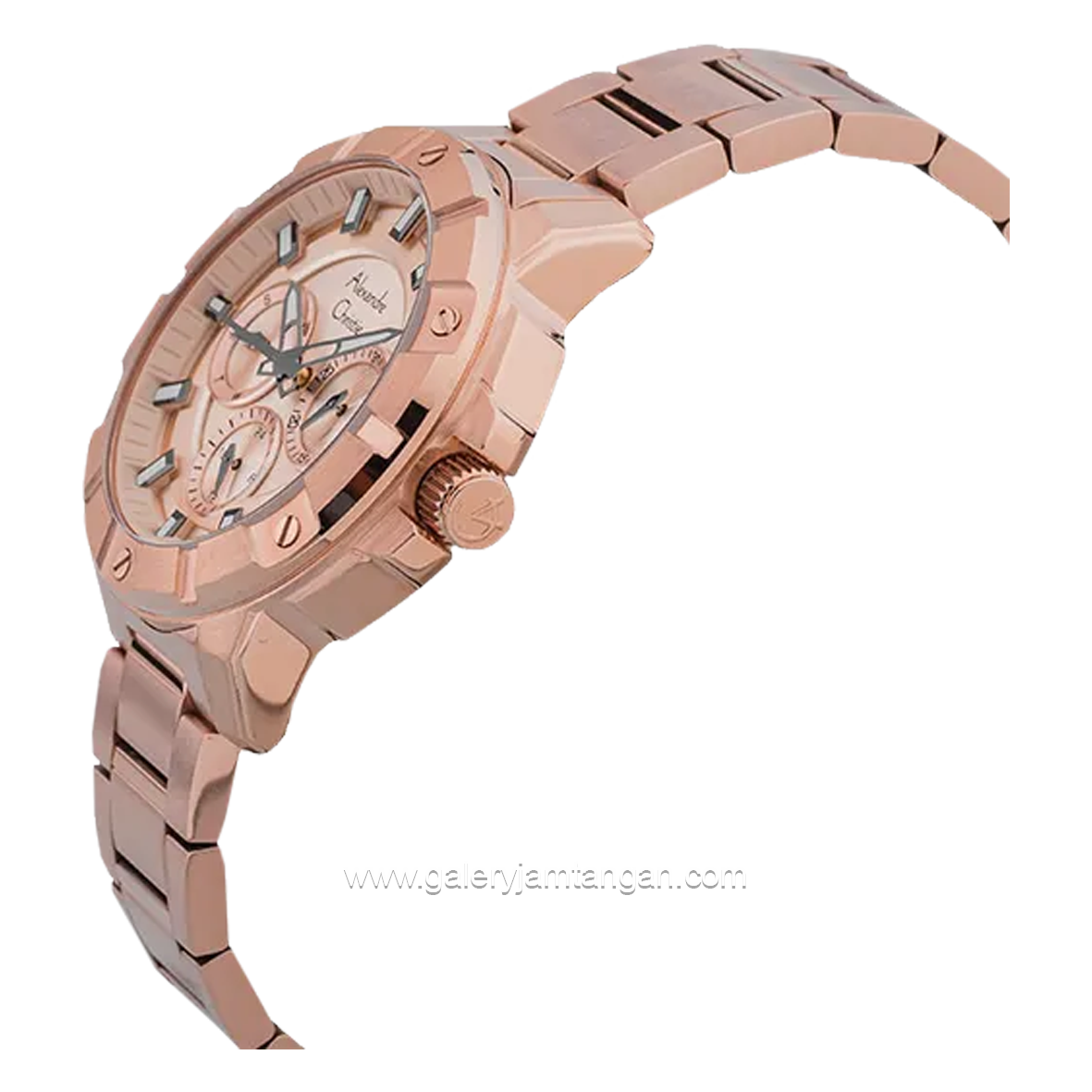 Alexandre Christie AC 6609 BF Full Rosegold Stainless Steel