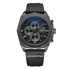 Alexandre Christie AC 6611 MC Black Rubber Strap