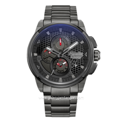 Alexandre Christie AC 6618 MC Grey List Red Stainless Steel