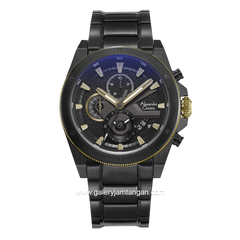 Alexandre Christie AC 6619 MC Black List Yellow Stainless Steel