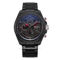 Alexandre Christie AC 6621 MC Black List Red Stainless Steel