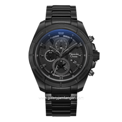 Alexandre Christie AC 6621 MC Full Black Stainless Steel